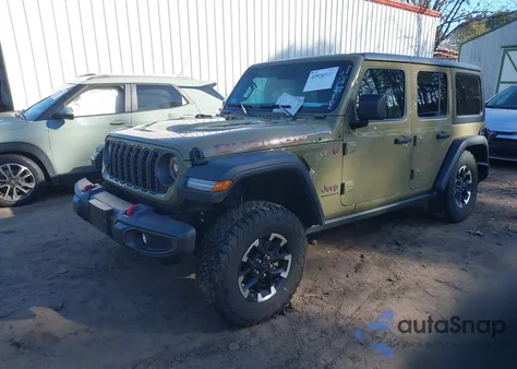 2025 Jeep Wrangler 4-Door Rubicon 4X4 z USA, uszkodzony, nr VIN 1C4PJXFNXSW529267